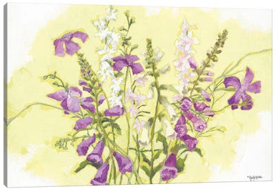 Purple Flowers Canvas Art Print