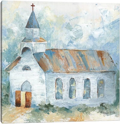 Near the Cross Canvas Art Print - Churches & Places of Worship