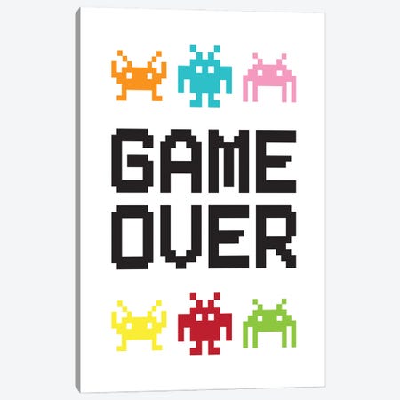 Game Over II Canvas Print #JEI8} by Jennifer Mccully Art Print