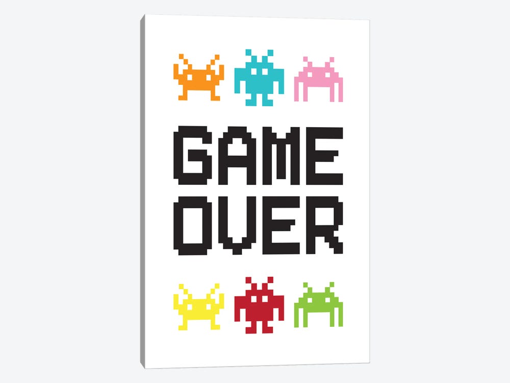 Game Over II by Jennifer Mccully 1-piece Canvas Print