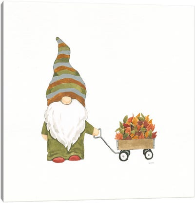 Harvest Gnomes II Canvas Art Print - Gnome Art