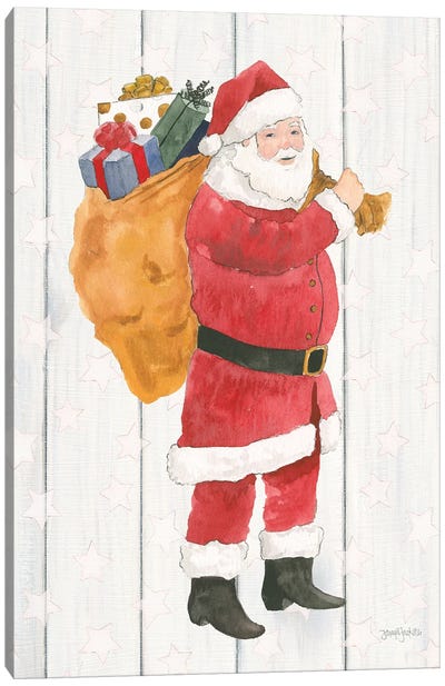 Welcome Christmas I Canvas Art Print - Traditional Tidings