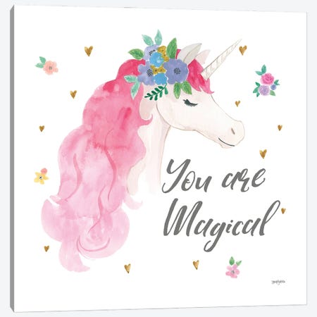 Magical Friends III You are Magical Canvas Print #JEJ73} by Jenaya Jackson Canvas Art Print