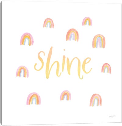 Lets Chase Rainbows XII Canvas Art Print - Art for Girls