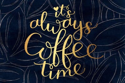 Always Coffee Time by Jean Kelly canvas print