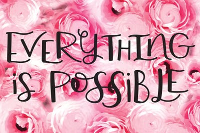 Everything Is Possible by Jean Kelly framed canvas print