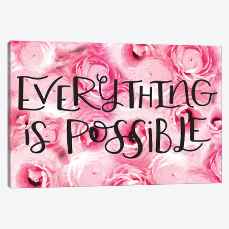 Everything Is Possible Canvas Print #JEK7} by Jean Kelly Canvas Art