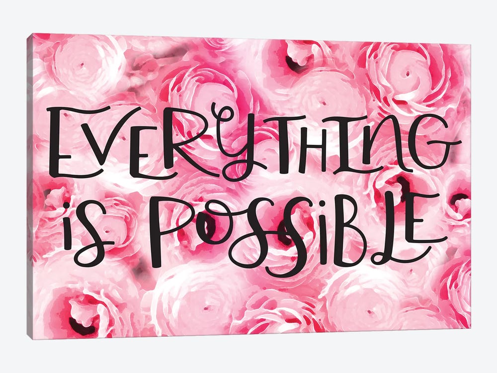 Everything Is Possible by Jean Kelly 1-piece Canvas Artwork