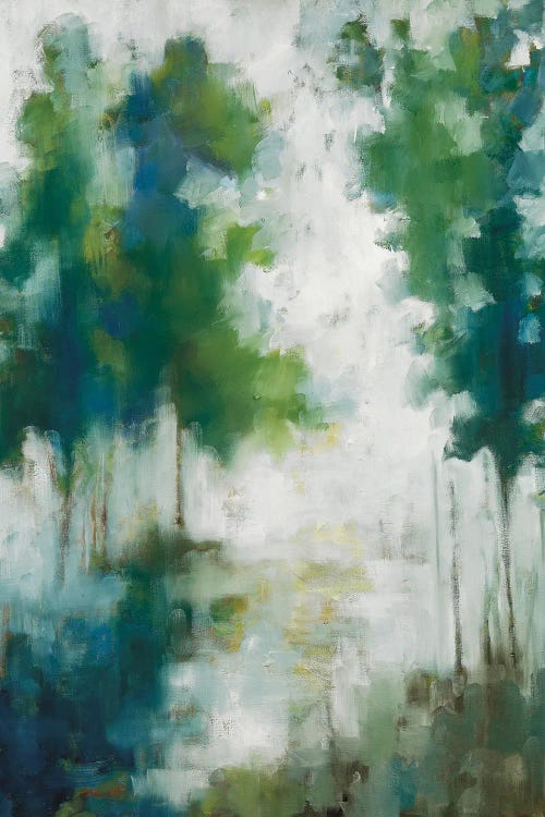 Lakehouse Trees by Jacqueline Ellens wall art