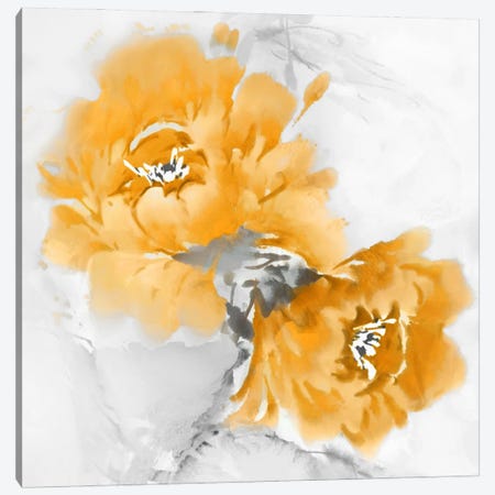 Flower Bloom In Mandarin I Canvas Print #JES11} by Jesse Stevens Canvas Wall Art