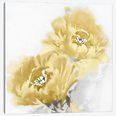 Flower Bloom In Yellow I Canvas Print #JES15} by Jesse Stevens Canvas Print