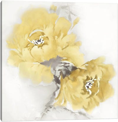 Flower Bloom In Yellow II Canvas Art Print