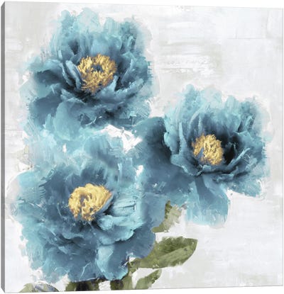 Blue Bloom I Canvas Art Print
