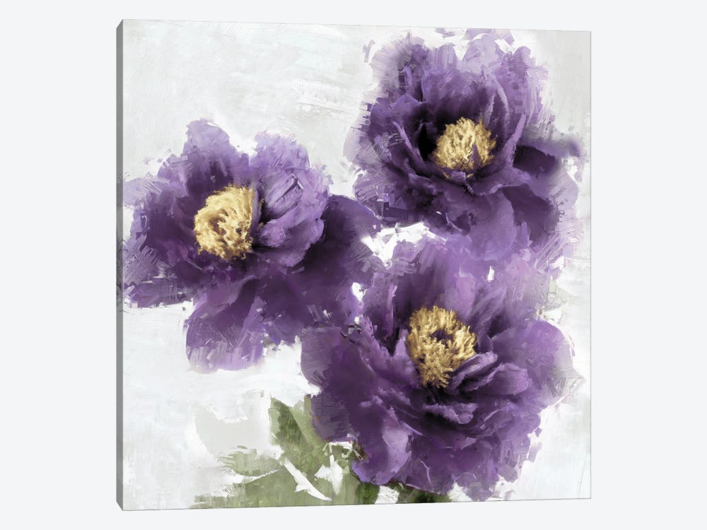 Purple Bloom II by Jesse Stevens 1-piece Canvas Print