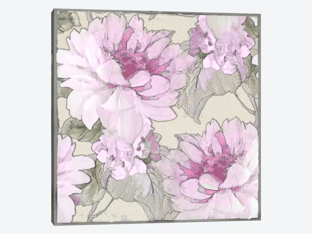 Earthly Delights In Pink I by Jesse Stevens 1-piece Canvas Wall Art