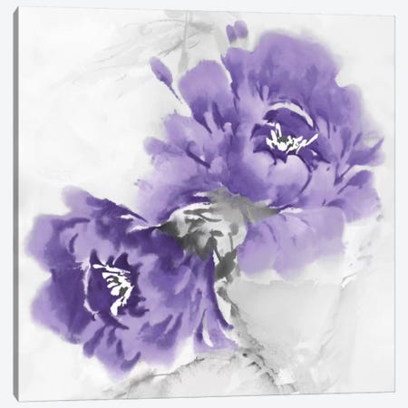 Flower Bloom In Amethyst II Canvas Print #JES6} by Jesse Stevens Canvas Print