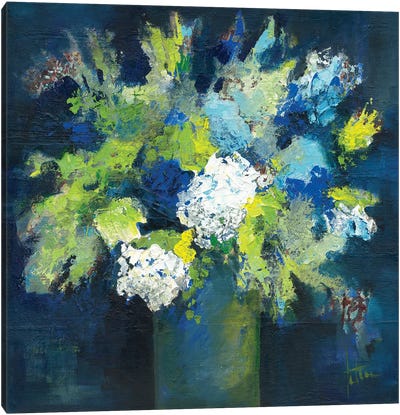 Bleu Canvas Art Print - Jettie Roseboom