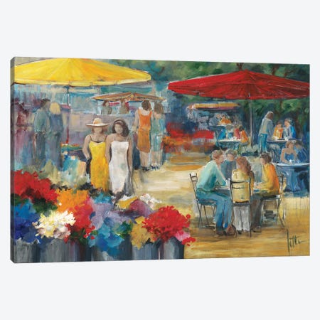 Summer Market I Canvas Print #JET28} by Jettie Roseboom Canvas Art