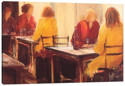 A Good Conversation II Canvas Art Print - Jettie Roseboom