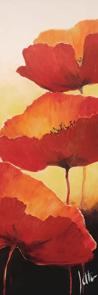 Poppies: Three Red Poppies II by Jettie Roseboom