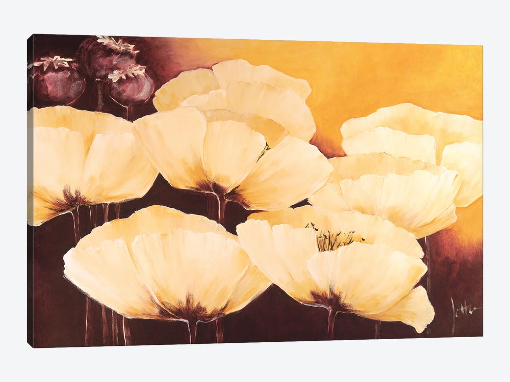 Yellow Poppies I 1-piece Canvas Art