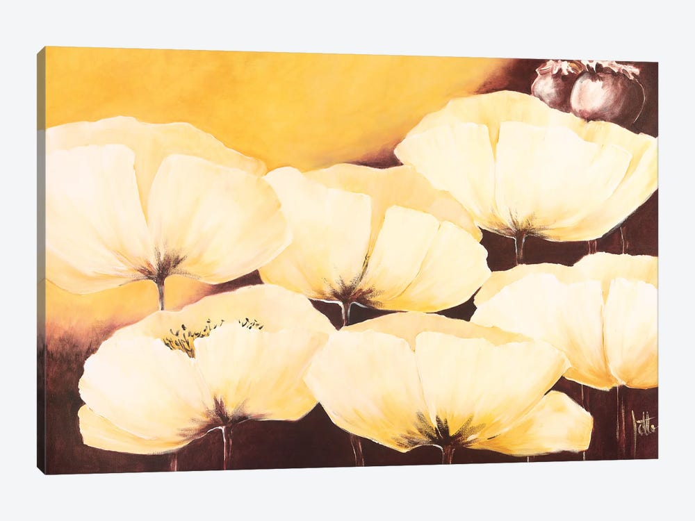 Yellow Poppies II by Jettie Roseboom 1-piece Canvas Print
