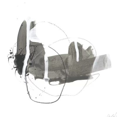 Gray Scale III by June Erica Vess multi panel art