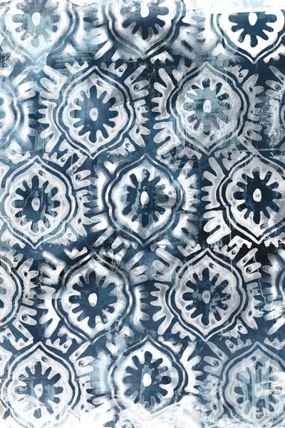 Mediterranean Décor: Indigo Extraction I by June Erica Vess