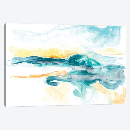 Liquid Lakebed I Canvas Print #JEV1093} by June Erica Vess Canvas Art