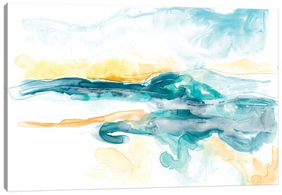 Liquid Lakebed I Canvas Art Print - June Erica Vess