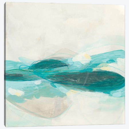 Aquamarine I Canvas Print #JEV1160} by June Erica Vess Canvas Wall Art