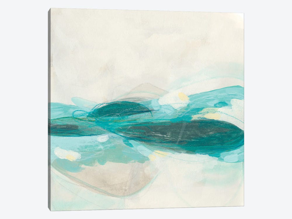 Aquamarine I by June Erica Vess 1-piece Canvas Art