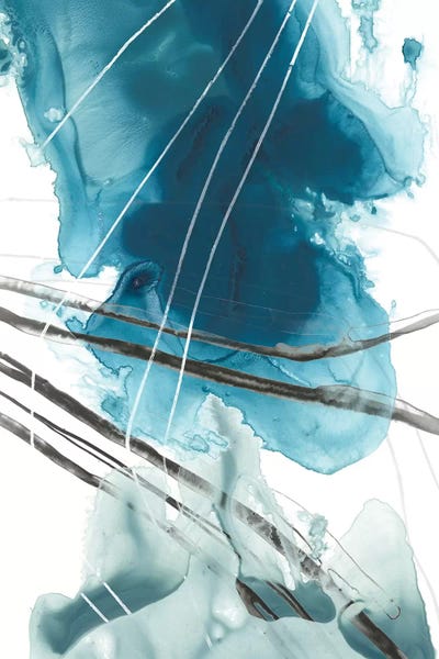 Zen Décor: Bella Indigo II by June Erica Vess