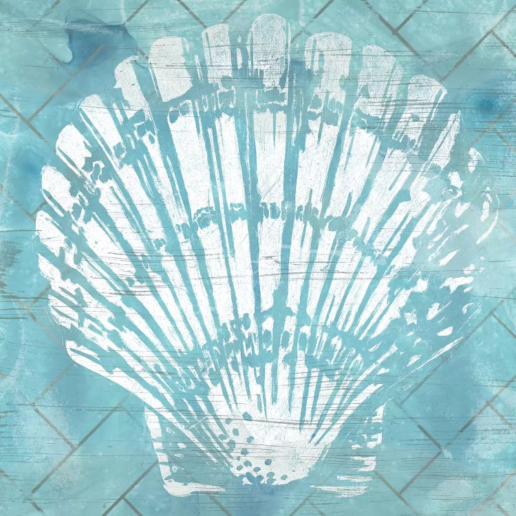 Cerulean Shell I by June Erica Vess wall art
