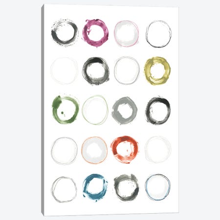 Circular Magnetism I Canvas Print #JEV1211} by June Erica Vess Canvas Wall Art