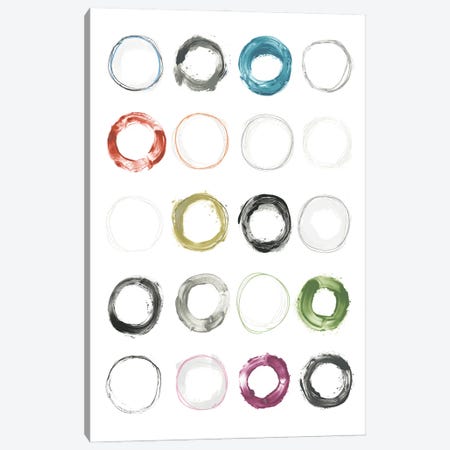 Circular Magnetism II Canvas Print #JEV1212} by June Erica Vess Canvas Wall Art