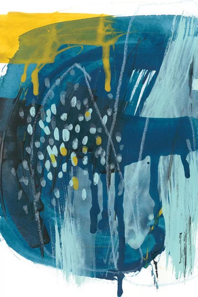 Intuitive Motion II by June Erica Vess multi panel art