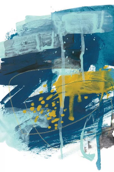 Intuitive Motion III by June Erica Vess multi panel art