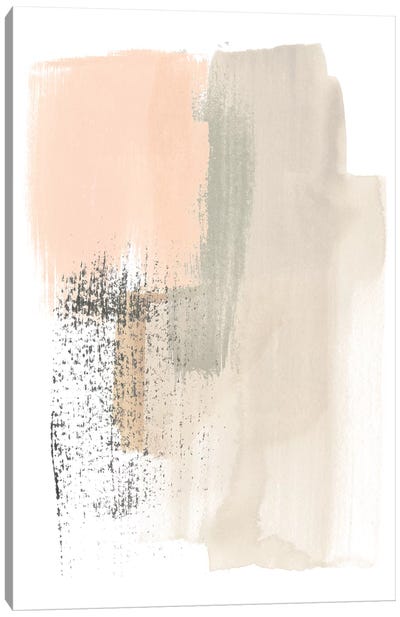 Blush Abstract I Canvas Art Print - Pastels: The New Neutrals