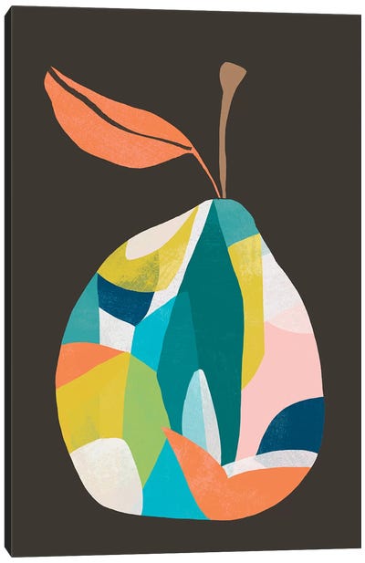 Fab Fruit IV Canvas Art Print - Pear Art