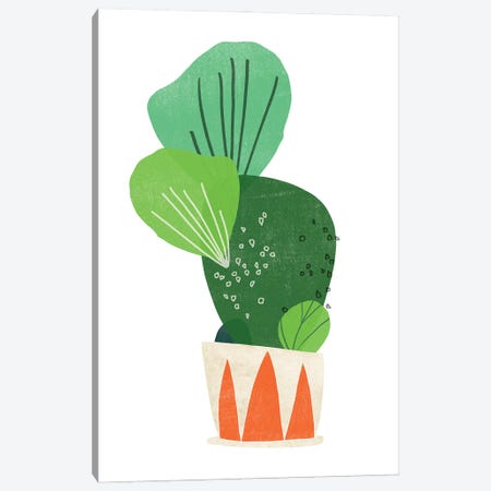 Happy Plants I Canvas Print #JEV1553} by June Erica Vess Art Print