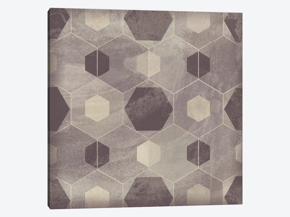 Hexagon Tile IV by June Erica Vess 1-piece Canvas Art Print