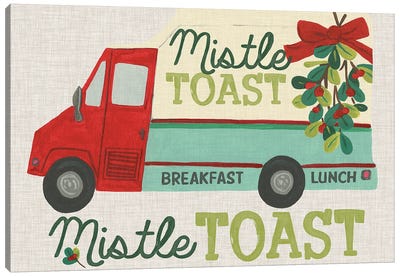 Food Truck Holidays III Canvas Art Print