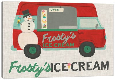 Food Truck Holidays IV Canvas Art Print