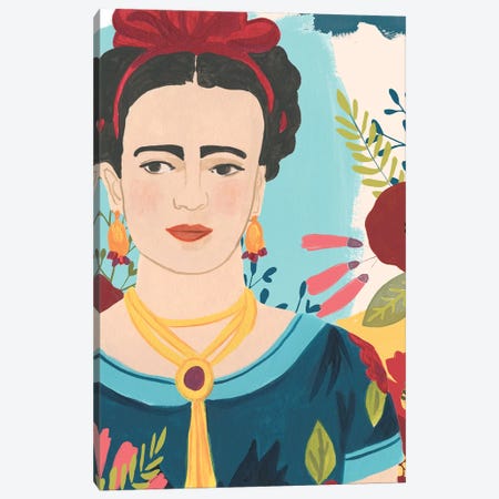 Frida's Garden I Canvas Print #JEV1715} by June Erica Vess Canvas Artwork