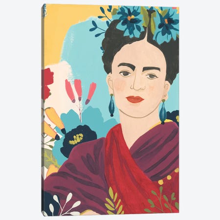 Frida's Garden II Canvas Print #JEV1716} by June Erica Vess Canvas Wall Art