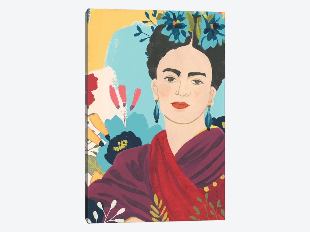 Frida's Garden II by June Erica Vess 1-piece Canvas Art Print