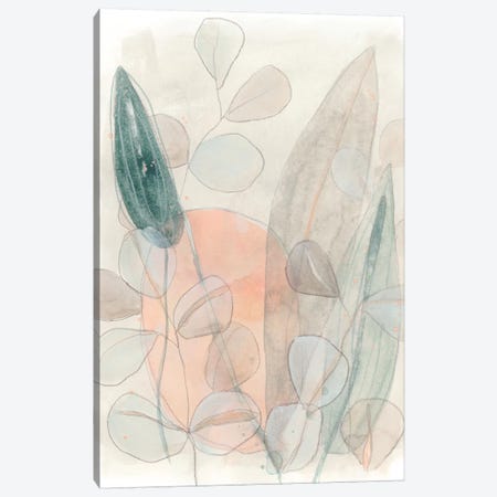 Leaf Scatter II Canvas Print #JEV1726} by June Erica Vess Art Print