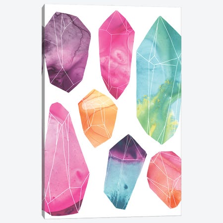 Prism Crystals II Canvas Print #JEV1743} by June Erica Vess Canvas Artwork