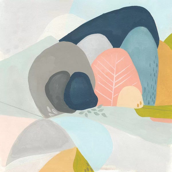 Scandinavian Office: Whimsical Valley I by June Erica Vess